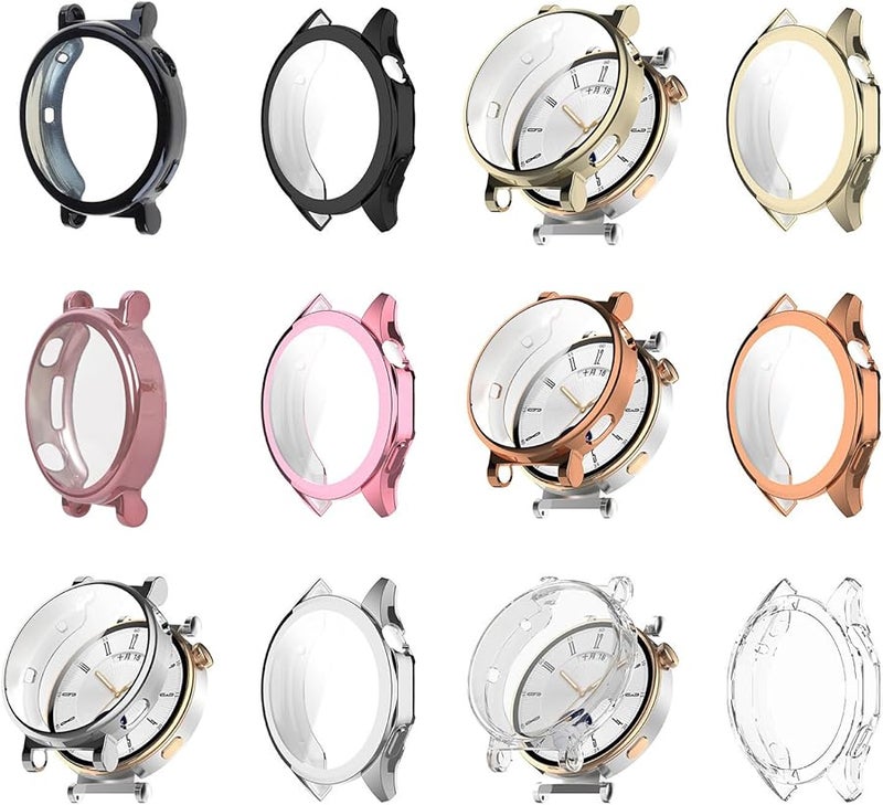 46mm Black Screen Protector And Shockproof Case For Huawei Watch GT4 Anti Scratch - Image 5